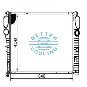 Auto Radiator For Mercury 86-89 Sable Dpi: 891