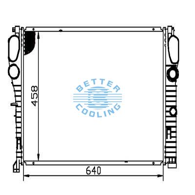 Auto Radiator For Mercedes Benz E500 E55amg 99-06 Dpi: 2907