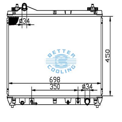 Auto Radiator For Suzuki Escudo Side Kick Vitara 06 Dpi: 2920