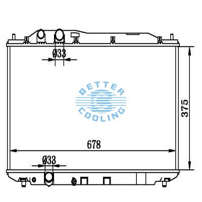 Auto Radiator For Acura Csx 06-11  Dpi: 2923