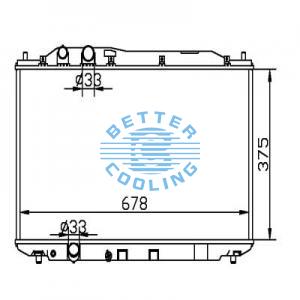Auto Radiator For Mazda M6 02 L3ve Mt Dpi: 2637