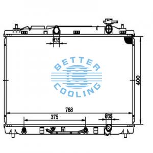 Auto Radiator For Volkswagen Transporter 97 Dpi: 2098