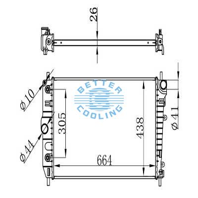 Auto Radiator For   Dpi: 2931/2567