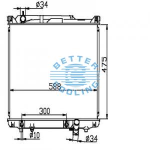 Auto Radiator For Ford 98-04 Pickup(f-series) Dpi: 2260/2257