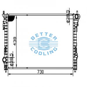 Auto Radiator For Nissan 11-juke Dpi: 13264
