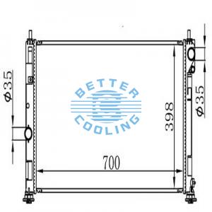 Auto Radiator For Buick 92-96 Century Dpi: 1340