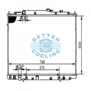Auto Radiator For Chevrolet C/k Series Pickup`73-86 Dpi: 730