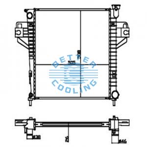 Auto Radiator For Gmc 06-10 Sierra 2500 Hd Dpi: 2857