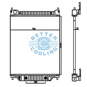 Auto Radiator For Nissan Frontier 05-07/xterra 05-07 Dpi: 2807