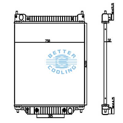 Auto Radiator For Ford  E-150 04-14 Dpi: 2977