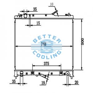 Auto Radiator For   Dpi: 13346/13347