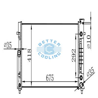 Auto Radiator For Pontiac 05-06 Gto Dpi: 2987