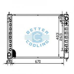 Auto Radiator For Nissan 02-04 Sentra Dpi: 2469