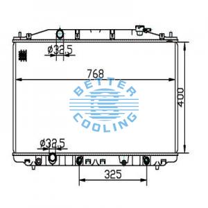 Auto Radiator For Pontiac 90-91 Tempest Dpi: 1072