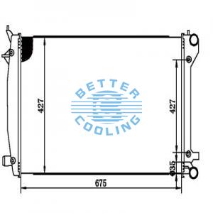 Auto Radiator For Chevrolet Astro Van 85-90  Dpi: 94