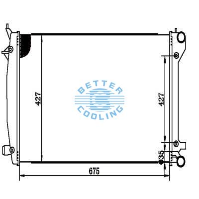 Auto Radiator For Audi Lummina 06 Dpi: 2995