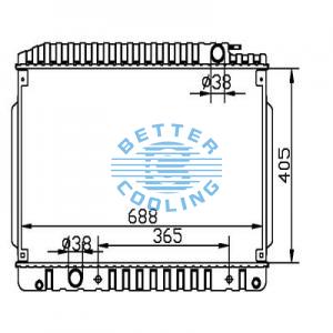 Auto Radiator For Hyundai 07 Sonata Dpi: 2832/2831