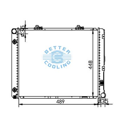 Auto Radiator For Mercedes Benz 86-87 190e Dpi: 452