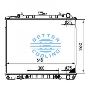 Auto Radiator For Chevrolet 88-97 C/k 1500/2500/3500 96-97 P30 Dpi: 1689