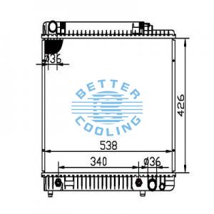 Auto Radiator For Buick 92-96 Century Dpi: 1340
