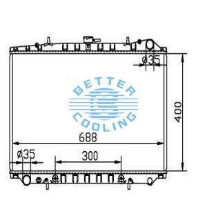 Auto Radiator For Mercury 86-93 Sable Dpi: 890