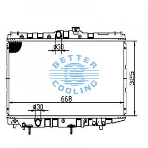 Auto Radiator For Acura Csx 06-11  Dpi: 2923