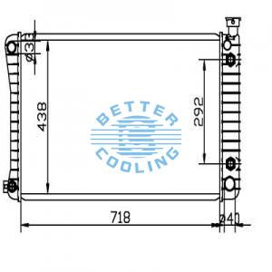 Auto Radiator For Nissan 90-96 300 Zx Dpi: 1151