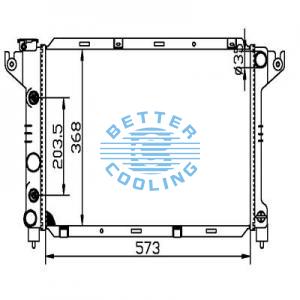 Auto Radiator For Gmc 94-00 C/k 1500/2500/3500 Dpi: 1696