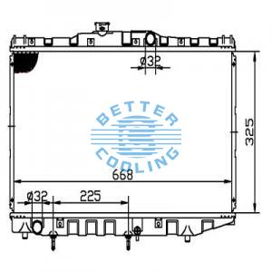 Auto Radiator For Gmc 88-93 Pickup(c/k/sierra Series) Dpi: 621