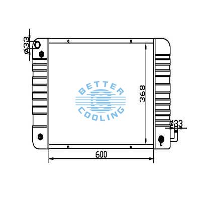 Auto Radiator For Oldsmobile 89-91 Cutlass Calais Dpi: 756
