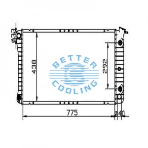 Auto Radiator For Chrysler 91-93 New York/dynasty Dpi: 1109