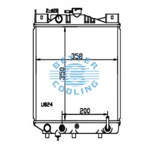 Auto Radiator For Honda 06-07 Civic Dpi: 2922
