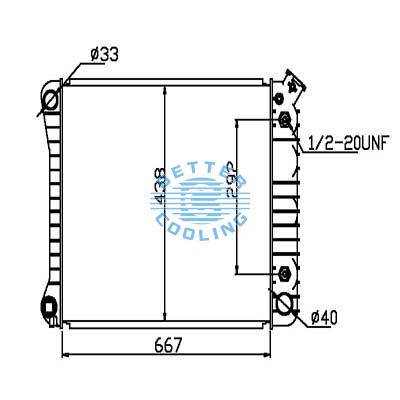 Auto Radiator For Chevrolet 73-88 K/c Series Pickup/blazer/camaro/malibuimpala Dpi: 846