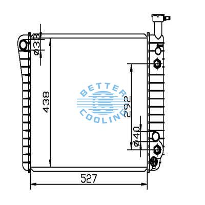 Auto Radiator For Chevrolet Astro Van 85-90  Dpi: 94