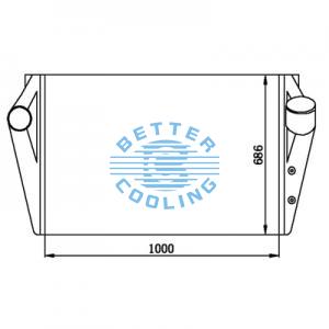 Intercooler For  Mercedes  Oem:9015010701
