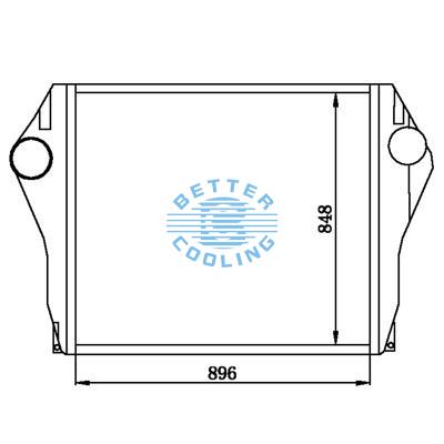 Intercooler For  Ford/sterling  Oem:1003298/1020226/
