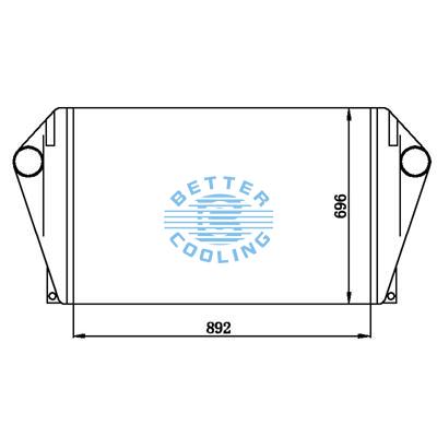 Intercooler For  Ford/sterling  Oem:1030133/1030161