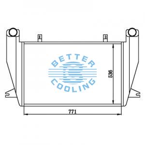 Intercooler For  Freightliner 1993 - 2002 Freightliner Fld112 Short Oem: 17v9761/222036/4401-1701