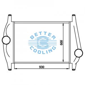 Intercooler For  Westernstar 1983 To 1991 Oem: