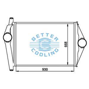 Intercooler For  Mack  Oem:1030146/1030151