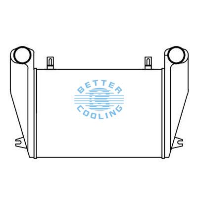 Intercooler For  Freightliner Fld112, Fld120, Fld132 - Conventional Cab
Long Hood
(years: 1991 & Newer)  Oem: