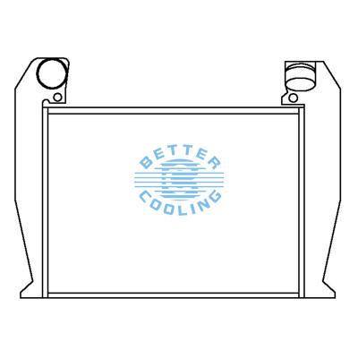 Intercooler For  International 2002 International 7400 Oem:16330/1e5600