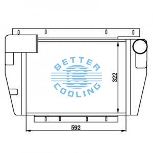 Intercooler For  Westernstar 1983 To 1991 Oem:
