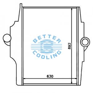 Intercooler For  Volvo  Oem:014000177001/1030031/1030050