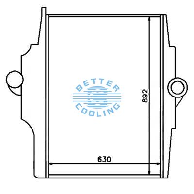 Intercooler For  Kamaz  Oem:9405010301 A9405010301