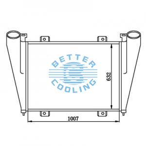 Intercooler For  Volkswagen   Oem:3c0145805ad/3c0145805ak