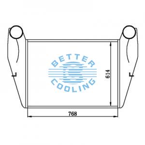 Intercooler For  Freightliner 1993 - 2002 Freightliner Fld112 Short Oem: 17v9761/222036/4401-1701