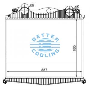 Intercooler For  Mercedes  Oem:9425010301