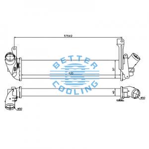 Intercooler For  International  Oem: 1696958-c1/17v9782