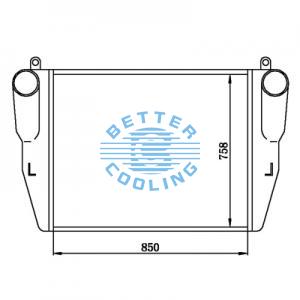 Intercooler For  Peterbilt  Oem:btc1112g/ N4404001/rht068